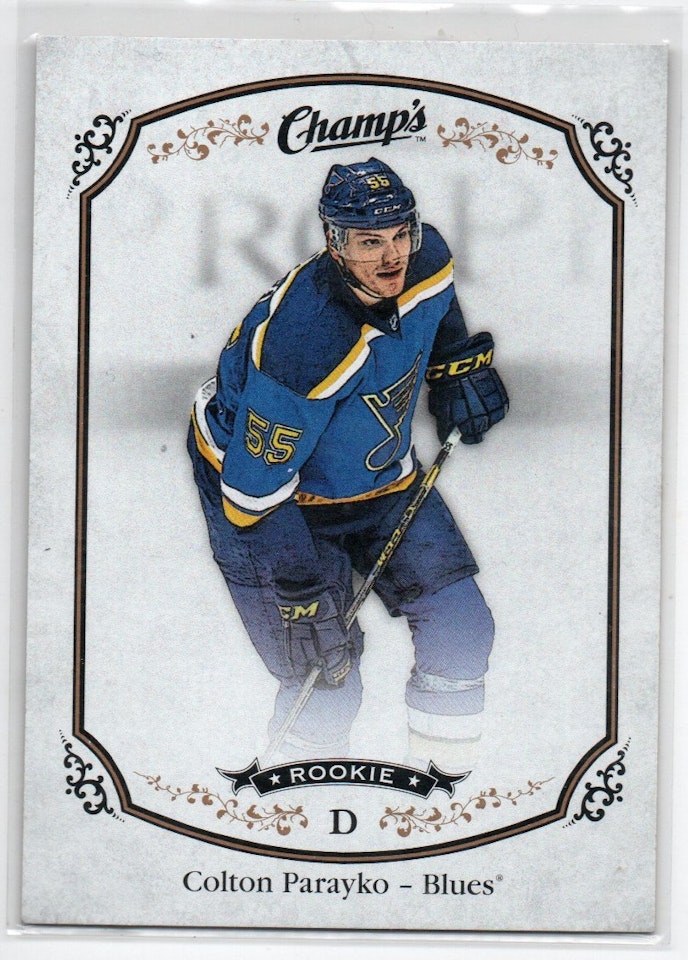 2015-16 Upper Deck Champ's #173 Colton Parayko RC (25-X333-BLUES)