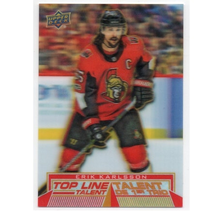 2018-19 Upper Deck Tim Hortons Top Line Talents #TLT7 Erik Karlsson (40-X73-SENATORS)