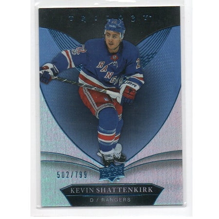 2018-19 Upper Deck Trilogy Blue #38 Kevin Shattenkirk (15-X202-RANGERS)