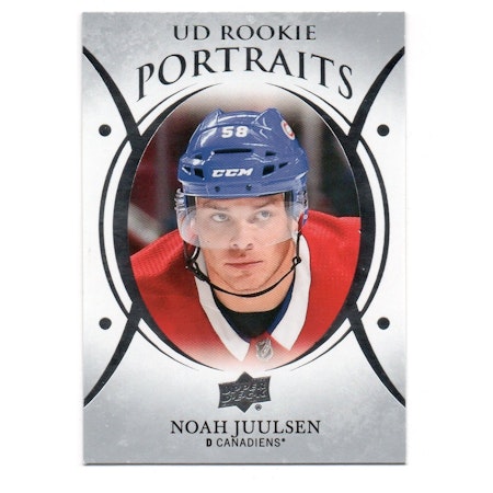 2018-19 Upper Deck UD Portraits #P72 Noah Juulsen (10-X273-CANADIENS)