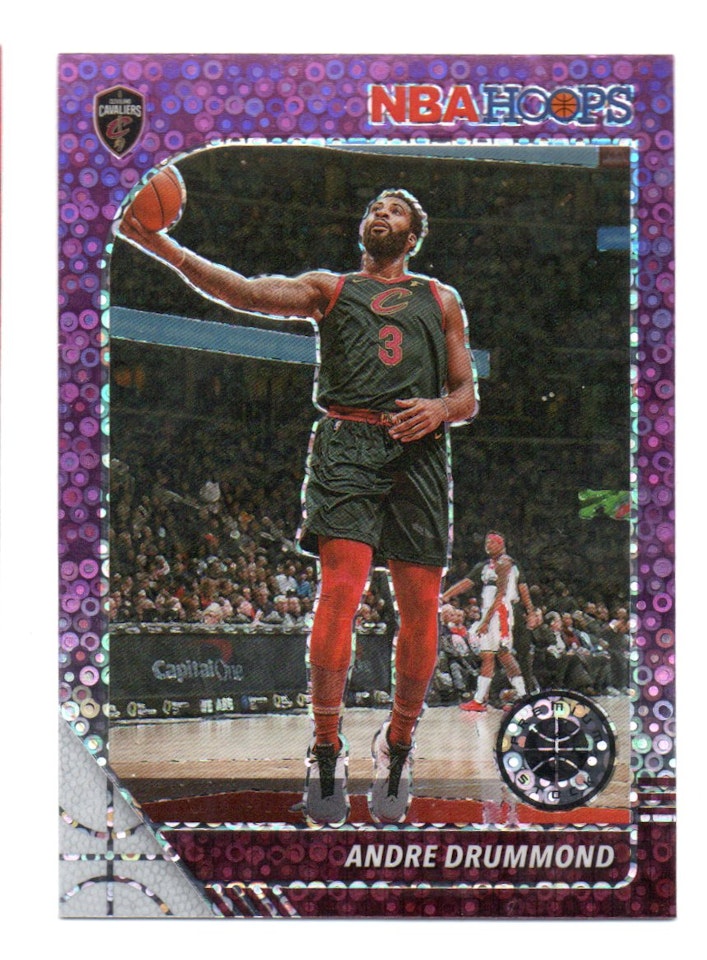 2019-20 Hoops Premium Stock Prizms Purple Disco #54 Andre Drummond (20-X326-NBACAVALIERS)