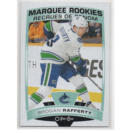 2019-20 O-Pee-Chee #505 Brogan Rafferty RC (10-X226-RC-CANUCKS)