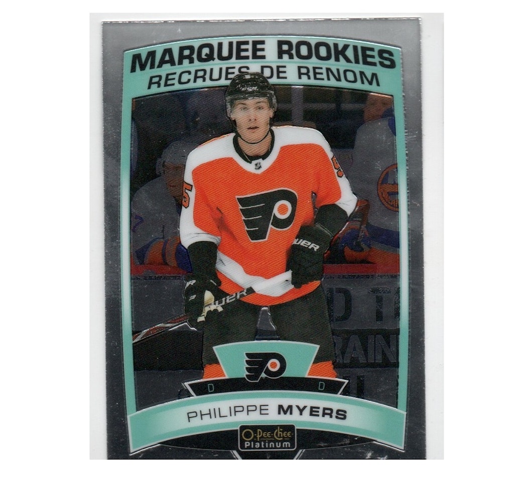 2019-20 O-Pee-Chee Platinum #195 Philippe Myers RC (12-X130-FLYERS)