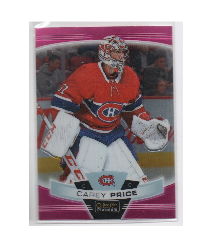 2019-20 O-Pee-Chee Platinum Matte Pink #125 Carey Price (20-X152-CANADIENS)