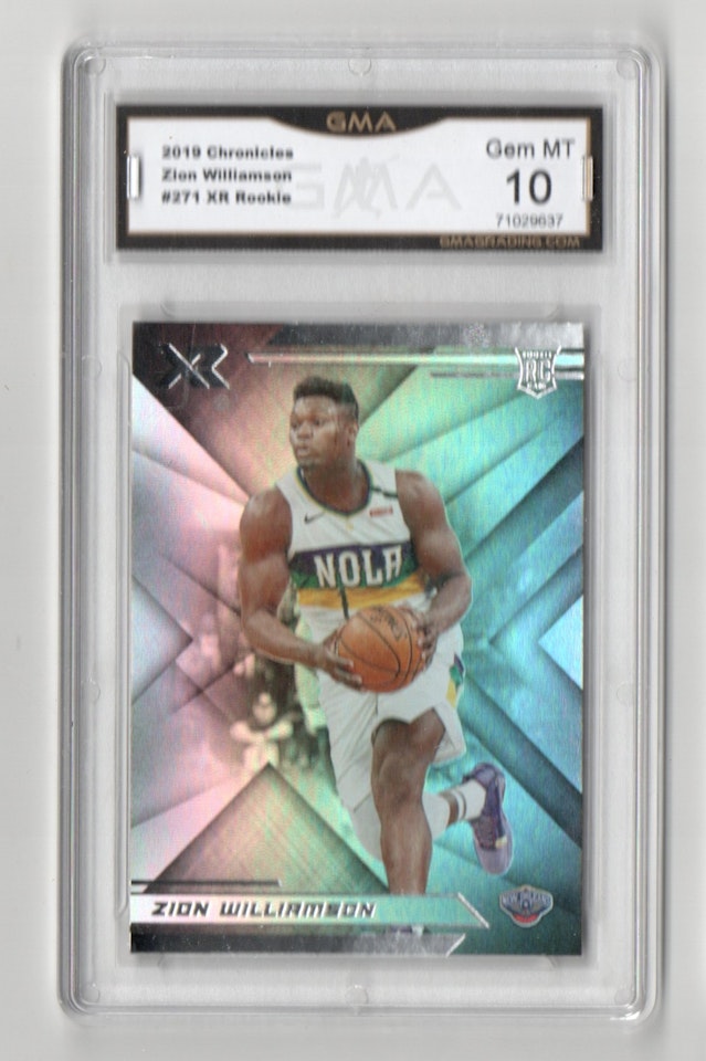 2019-20 Panini Chronicles #271 Zion Williamson XR (300-SLABBED1-NBAPELICANS)