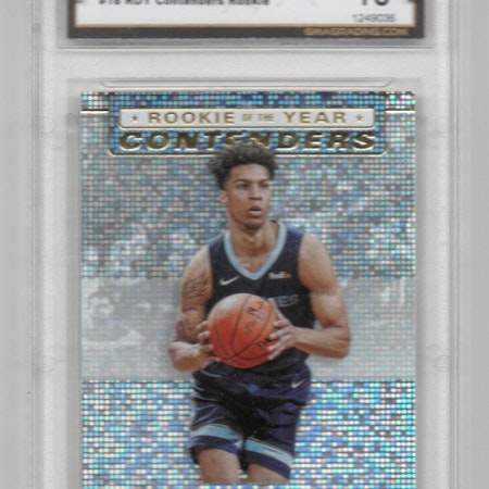 2019-20 Panini Contenders Rookie of the Year Contenders #18 Brandon Clarke (100-SLABBED1-NBAGRIZZLIES)