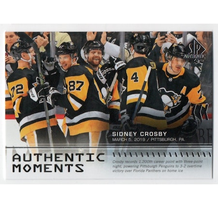 2019-20 SP Authentic #102 Sidney Crosby AM (15-X148-PENGUINS)