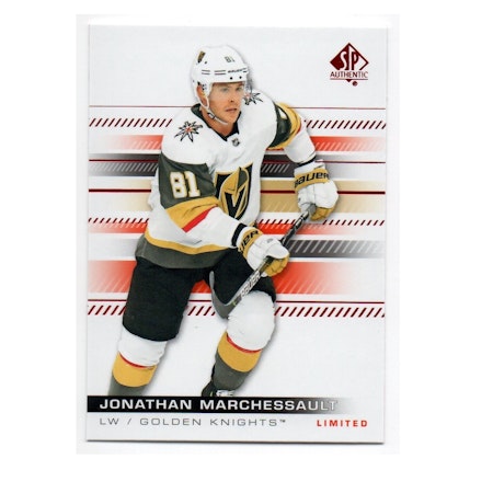 2019-20 SP Authentic Limited Red #1 Jonathan Marchessault (10-X72-GOLDENKNIGHTS)