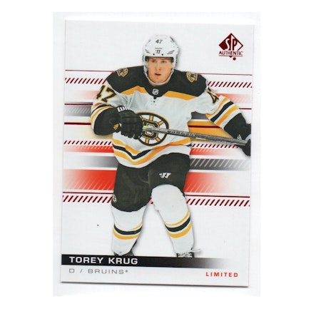 2019-20 SP Authentic Limited Red #26 Torey Krug (10-X53-BRUINS)