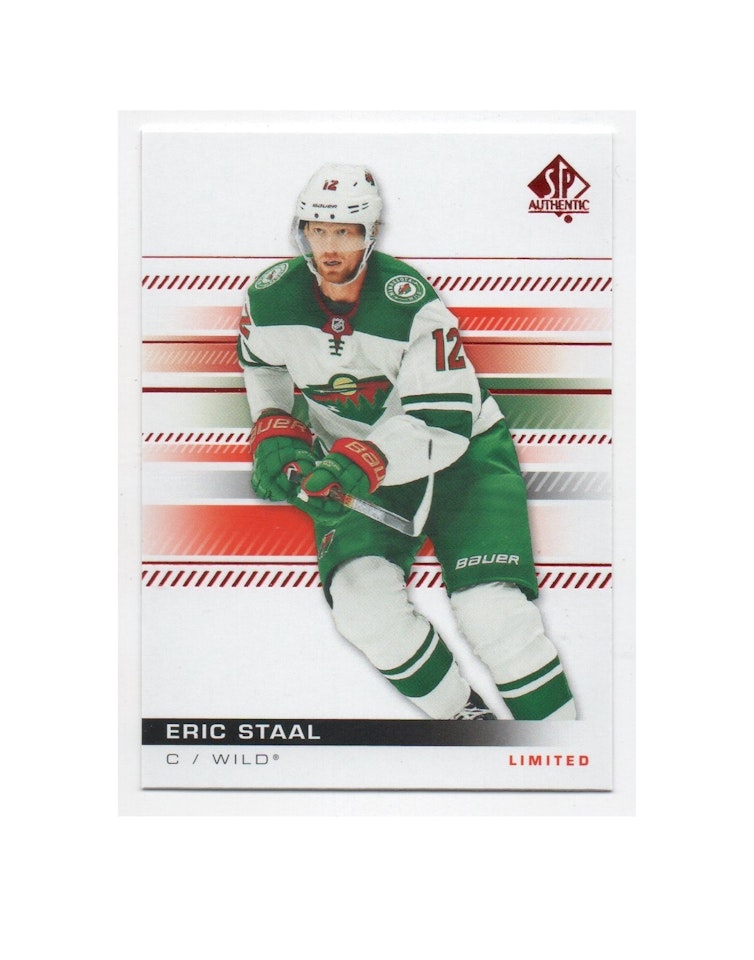 2019-20 SP Authentic Limited Red #27 Eric Staal (10-X66-NHLWILD)