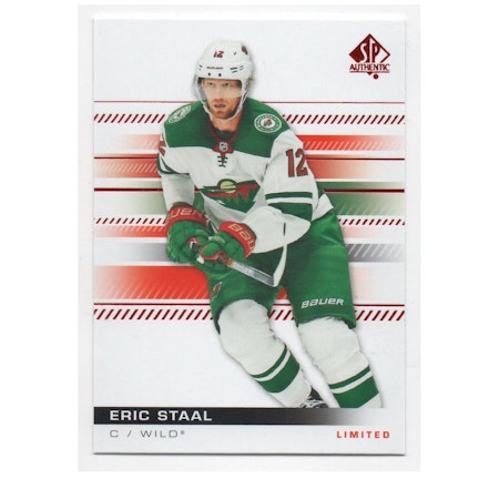 2019-20 SP Authentic Limited Red #27 Eric Staal (10-X66-NHLWILD)