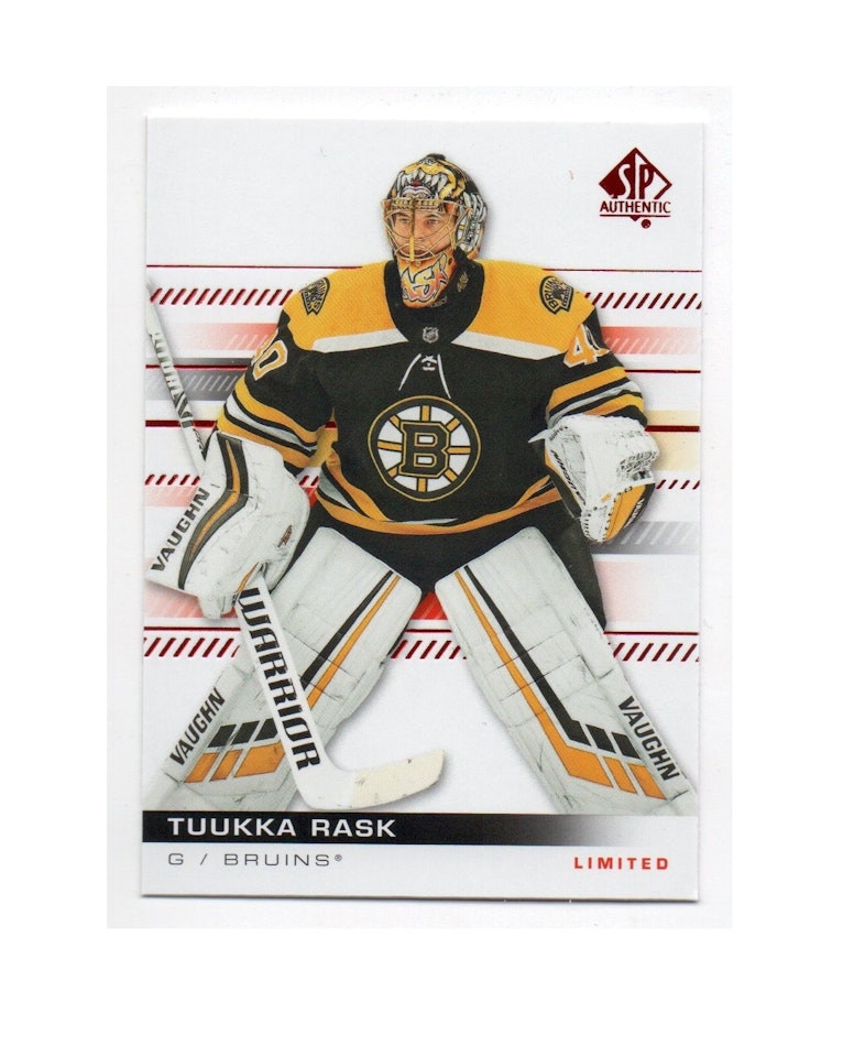2019-20 SP Authentic Limited Red #57 Tuukka Rask (10-X239-BRUINS)