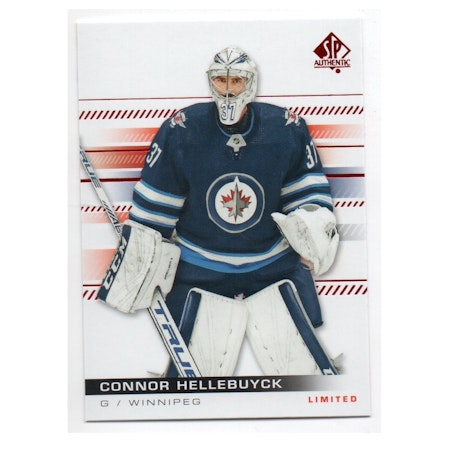 2019-20 SP Authentic Limited Red #68 Connor Hellebuyck (10-X149-NHLJETS)