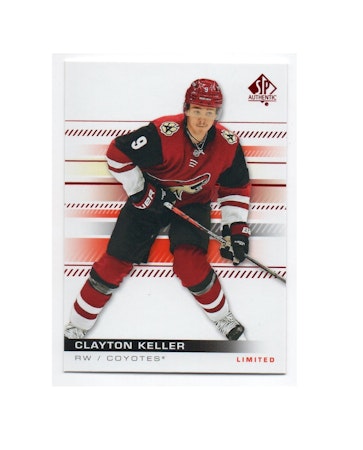 2019-20 SP Authentic Limited Red #89 Clayton Keller (10-X72-COYOTES)