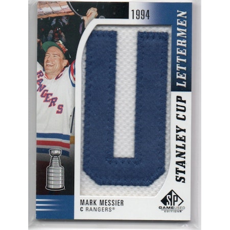 2019-20 SP Game Used Stanley Cup Lettermen #SCLMM Mark Messier (300-X185-RANGERS)
