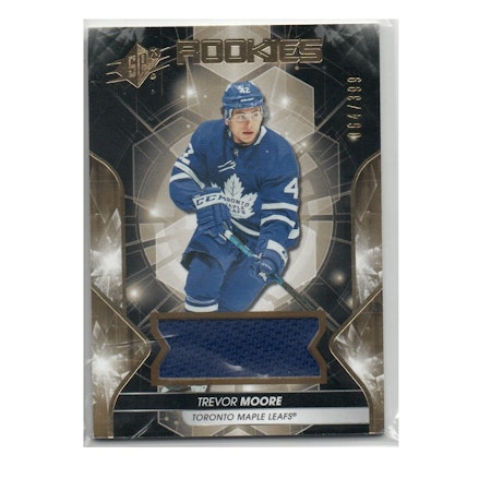 2019-20 SPx Materials #57 Trevor Moore (25-X221-MAPLE LEAFS)