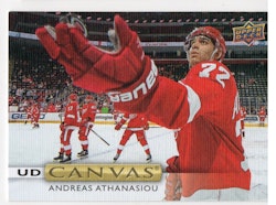 2019-20 Upper Deck Canvas #C13 Andreas Athanasiou (10-X22-RED WINGS)