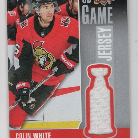 2019-20 Upper Deck Game Jerseys #GJCW Colin White E (25-X330-SENATORS)