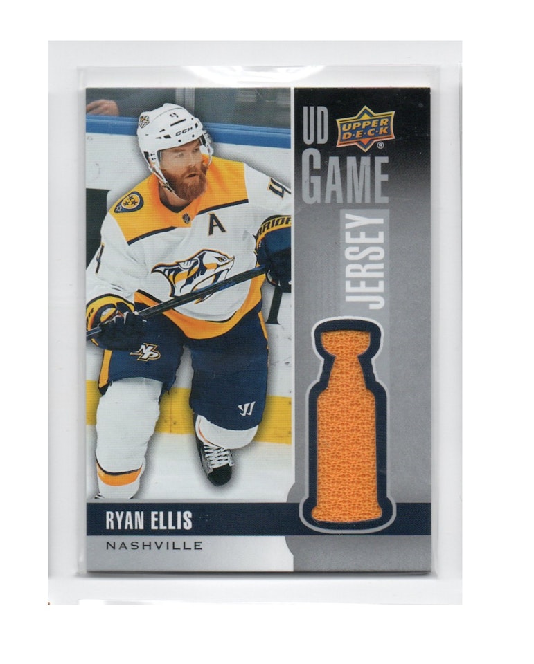 2019-20 Upper Deck Game Jerseys #GJRE Ryan Ellis E (25-X268-PREDATORS)