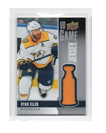 2019-20 Upper Deck Game Jerseys #GJRE Ryan Ellis E (25-X268-PREDATORS)