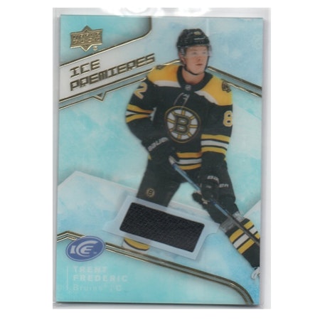 2019-20 Upper Deck Ice Ice Premieres Jerseys #IPJTF Trent Frederic (25-X142-BRUINS)