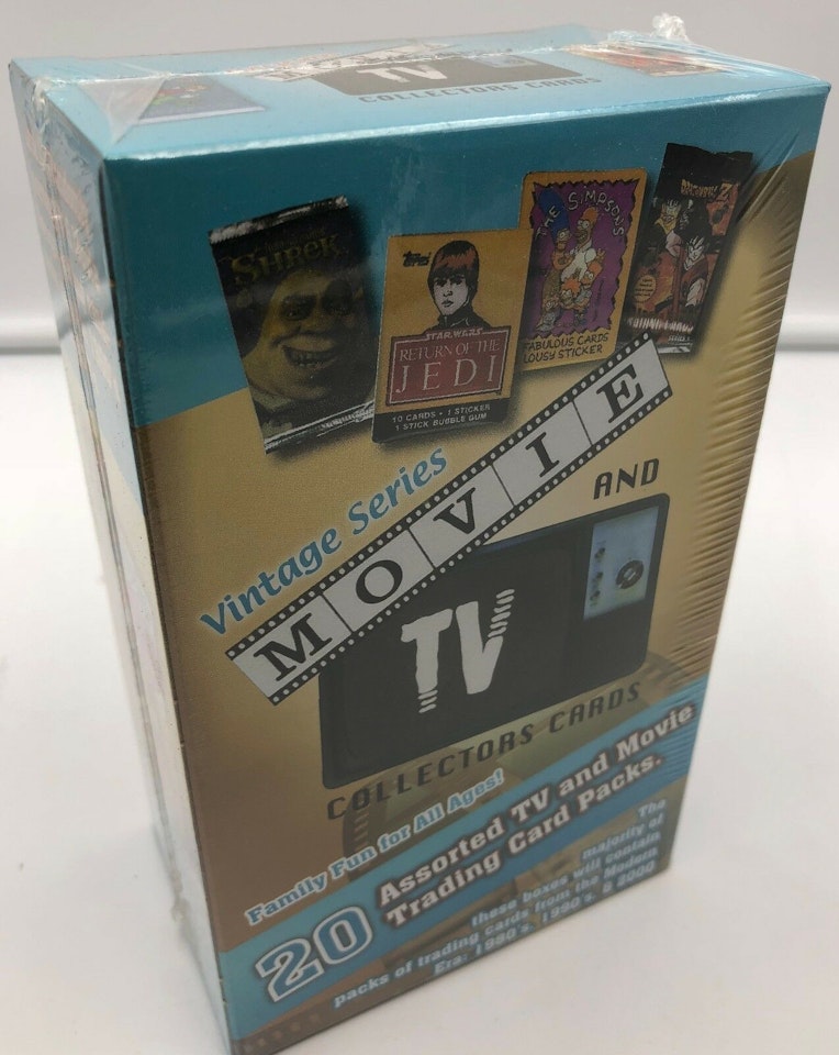 Movie and TV Collector Trading Card Unopened Pack Box Vintage Series (Hel Box)