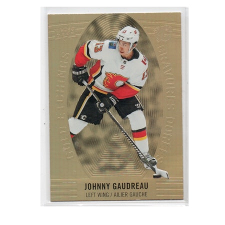 2019-20 Upper Deck Tim Hortons Gold Etchings #GE5 Johnny Gaudreau (15-X62-FLAMES)