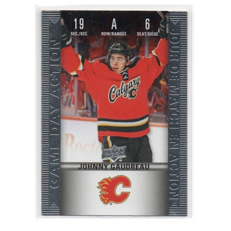 2019-20 Upper Deck Tim Hortons Historic Game Day Action #HGD6 Johnny Gaudreau (15-X73-FLAMES)