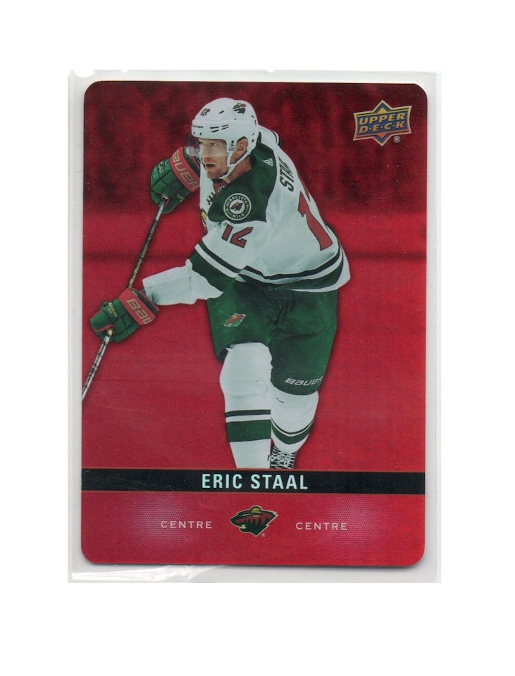 2019-20 Upper Deck Tim Hortons Red Die Cuts #DC23 Eric Staal (10-X44-NHLWILD)