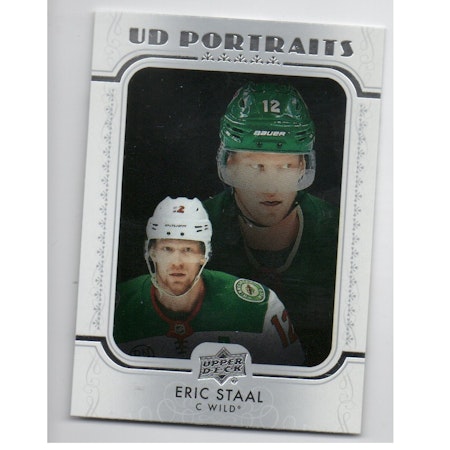 2019-20 Upper Deck UD Portraits #P18 Eric Staal (10-X101-NHLWILD)