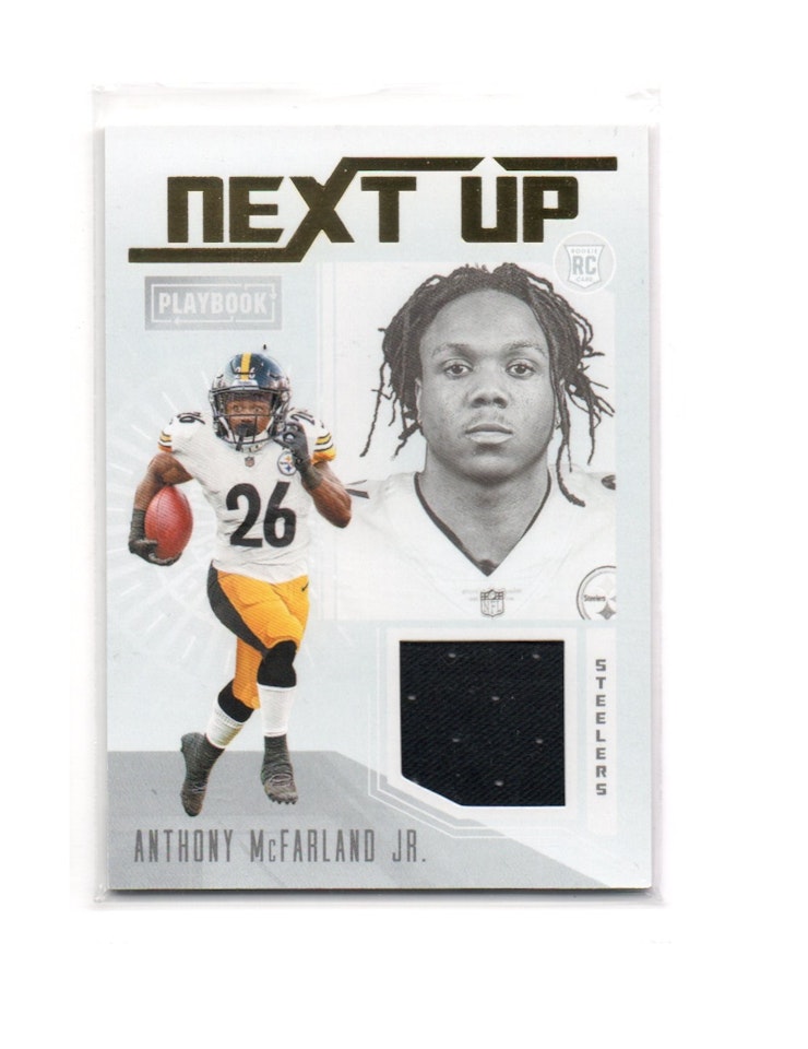 2020 Panini Playbook Next Up Jerseys #40 Anthony McFarland Jr. (30-X252-NFLSTEELERS)