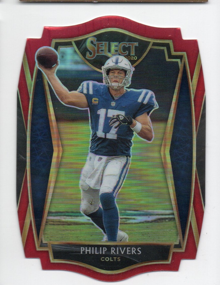 2020 Select Prizm Red Die Cut #129 Philip Rivers (25-X300-NFLCOLTS)