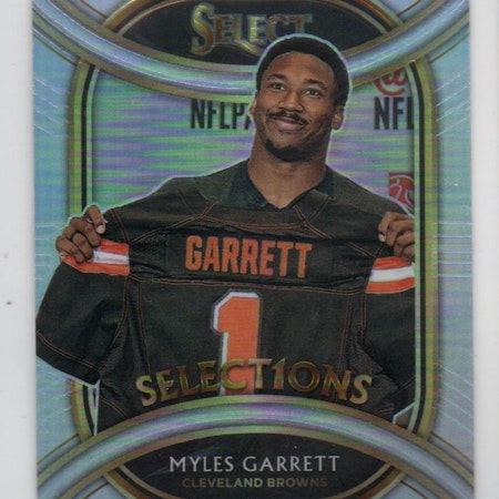 2020 Select Select1ons Prizm #4 Myles Garrett (20-X300-NFLBROWNS) (2)