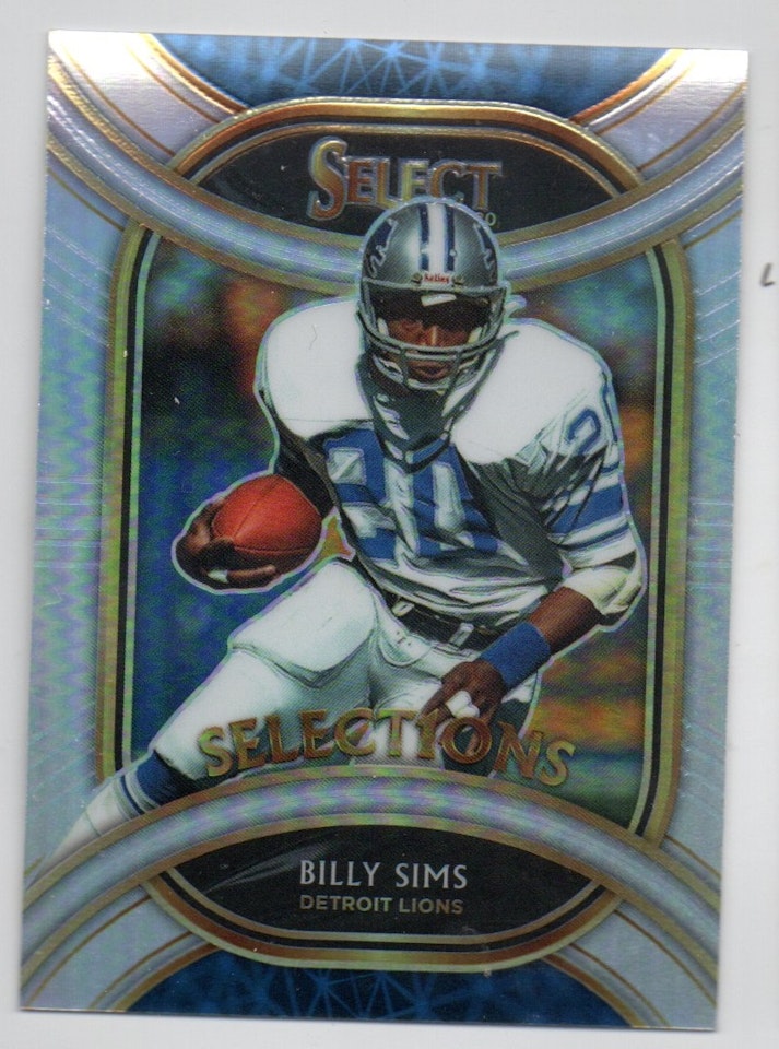 2020 Select Select1ons Prizm #17 Billy Sims (20-X301-NFLLIONS)