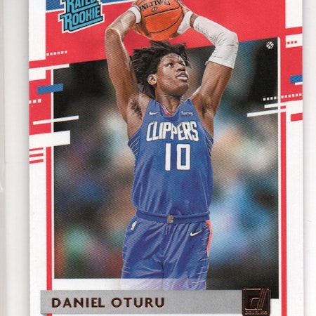 2020-21 Donruss #217 Daniel Oturu RR RC (20-X307-NBACLIPPERS)