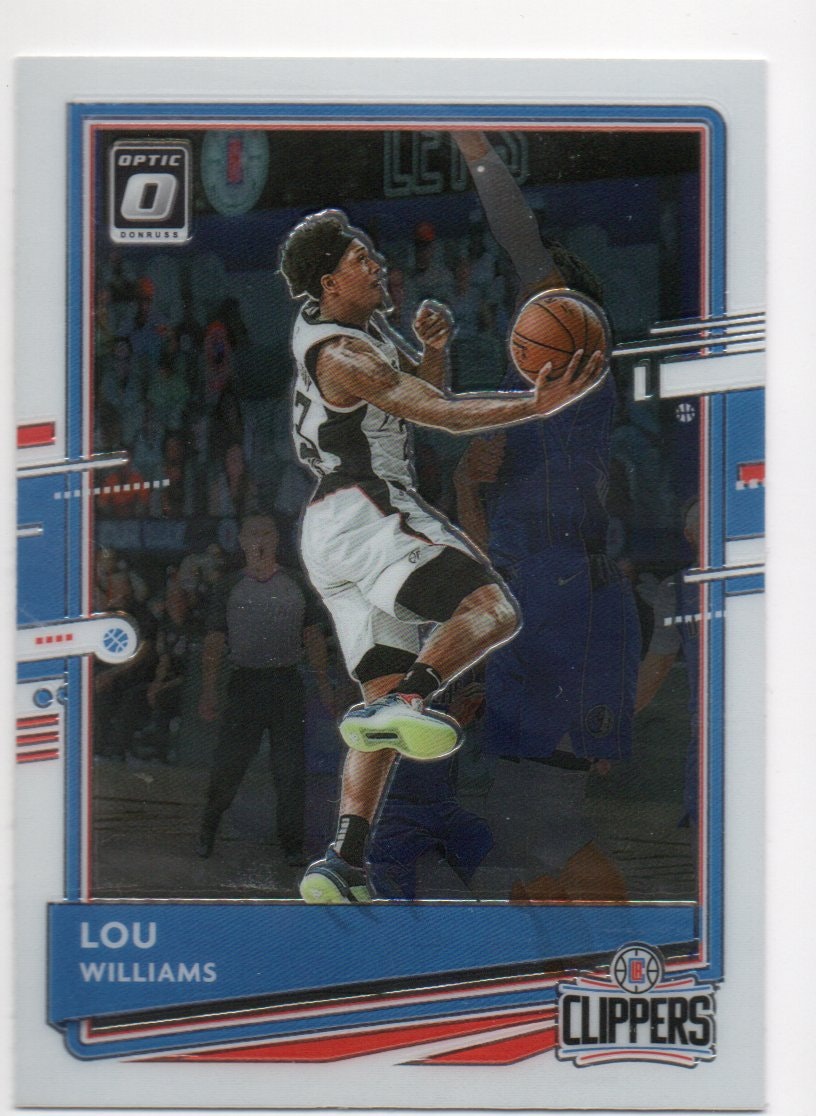 2020-21 Donruss Optic #14 Lou Williams (5-X301-NBACLIPPERS)