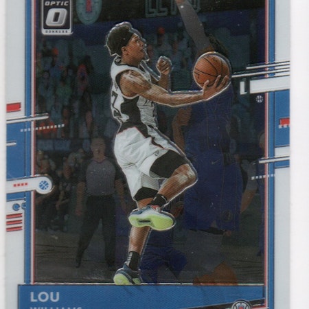 2020-21 Donruss Optic #14 Lou Williams (5-X301-NBACLIPPERS)