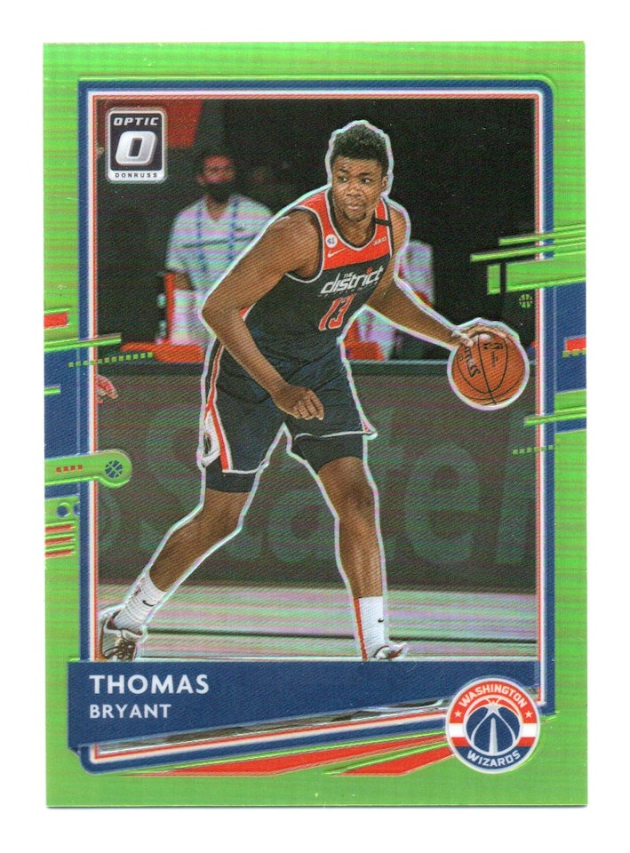 2020-21 Donruss Optic Lime Green #15 Thomas Bryant (40-X342-NBAWIZARDS)