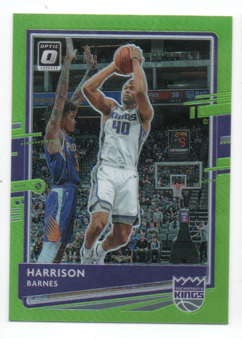 2020-21 Donruss Optic Lime Green #35 Harrison Barnes (40-X318-NBAKINGS)