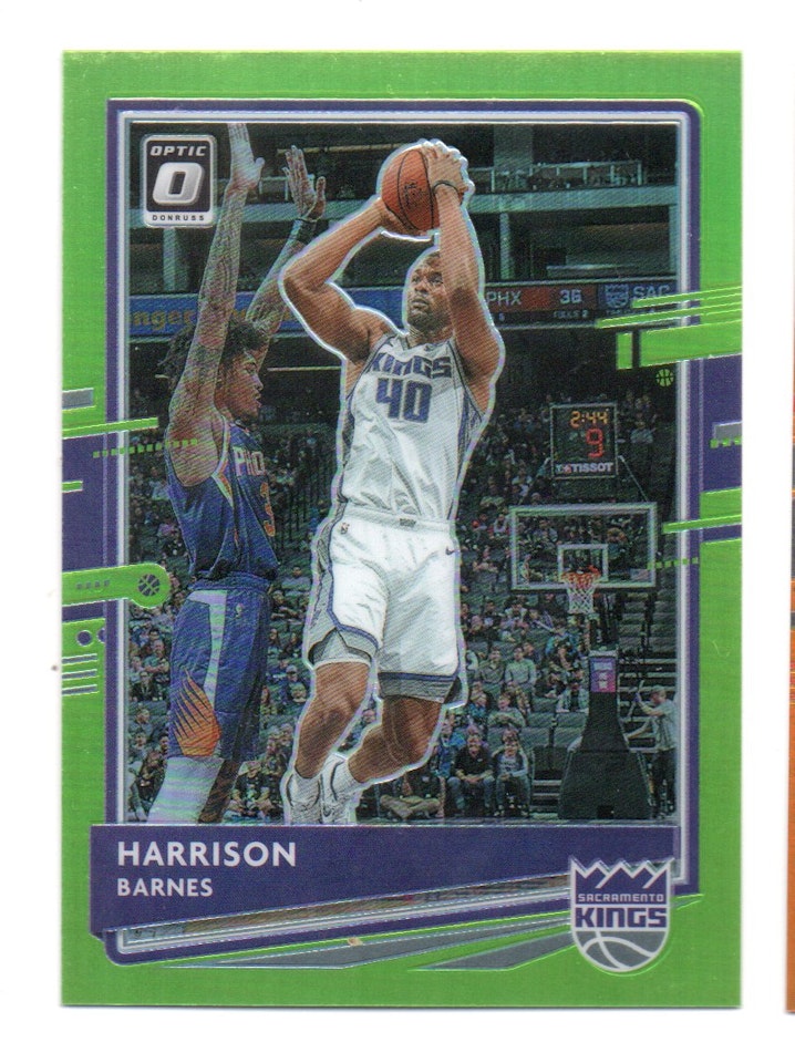 2020-21 Donruss Optic Lime Green #35 Harrison Barnes (50-X328-NBAKINGS)