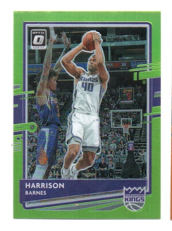 2020-21 Donruss Optic Lime Green #35 Harrison Barnes (50-X328-NBAKINGS)