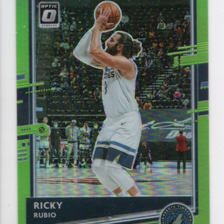 2020-21 Donruss Optic Lime Green #138 Ricky Rubio (50-X317-NBATIMBERWOLVES)