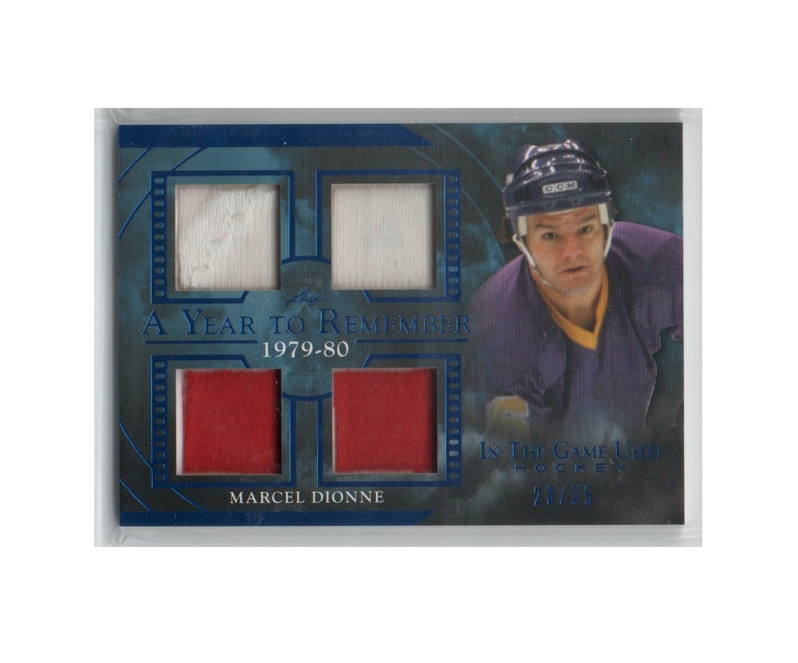 2020-21 ITG Used A Year to Remember Memorabilia #AYR13 Marcel Dionne (100-X215-NHLKINGS)