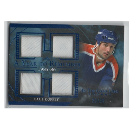 2020-21 ITG Used A Year to Remember Memorabilia #AYR18 Paul Coffey (100-X215-OILERS)