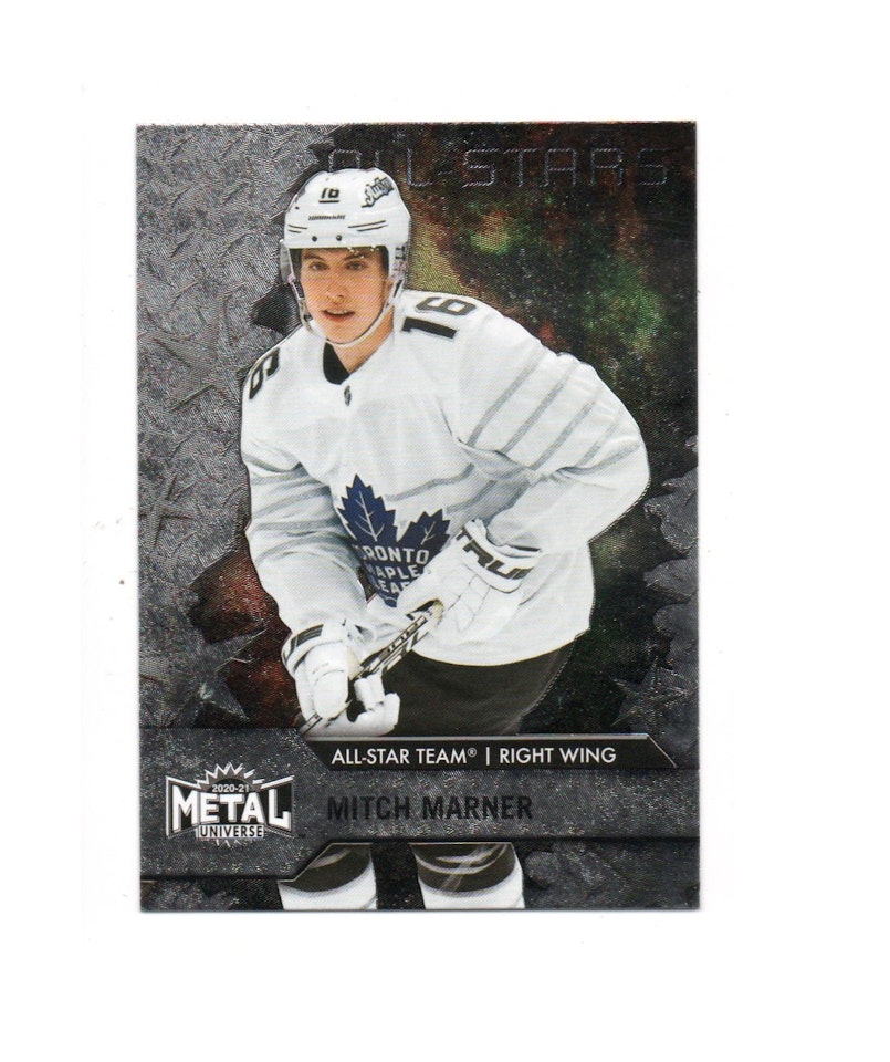 2020-21 Metal Universe #164 Mitch Marner AS (12-X255-MAPLE LEAFS)