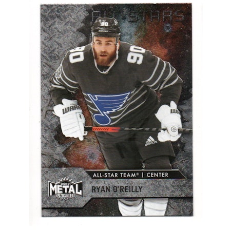 2020-21 Metal Universe #178 Ryan O'Reilly AS (10-X175-BLUES)