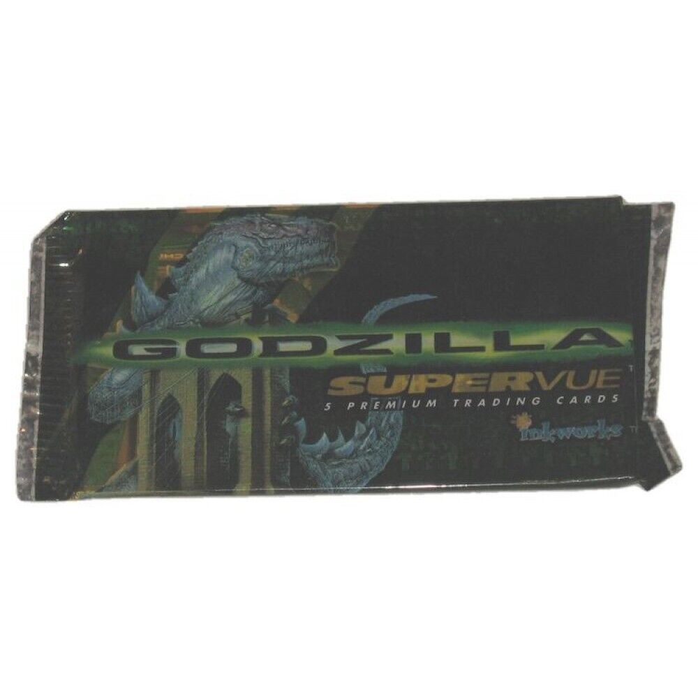 1998 Inkworks Godzilla Supervue Premium Movie (Löspaket)