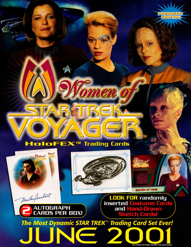 2001 Rittenhouse The Women of Star Trek Voyager (Hel Box - ULTRA RARE!!!!)