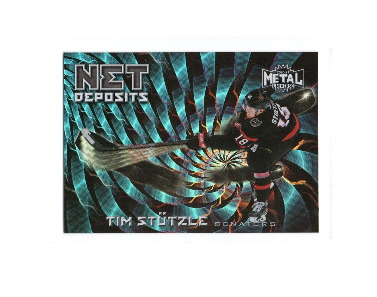2020-21 Metal Universe Net Deposits #ND8 Tim Stutzle (100-X238-SENATORS)