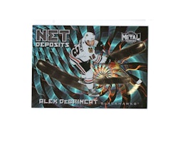 2020-21 Metal Universe Net Deposits #ND12 Alex DeBrincat (30-X238-BLACKHAWKS)